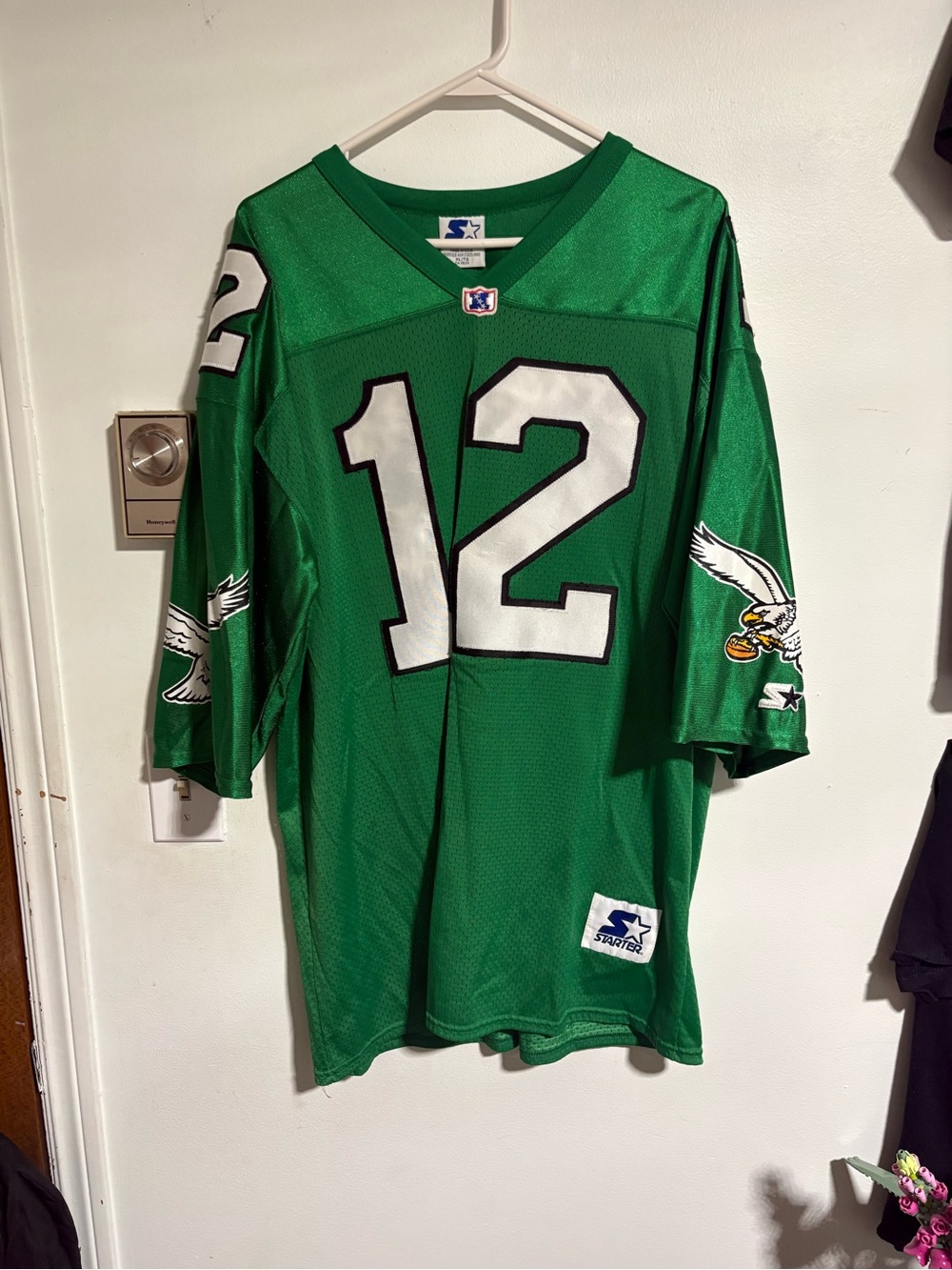 *grail* rare 90’s Randall Cunningham Kelly green eagles jersey